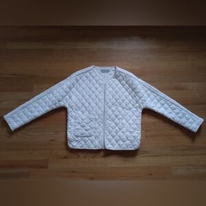 Outerknown Organic Cotton Quilted Jacket White Small